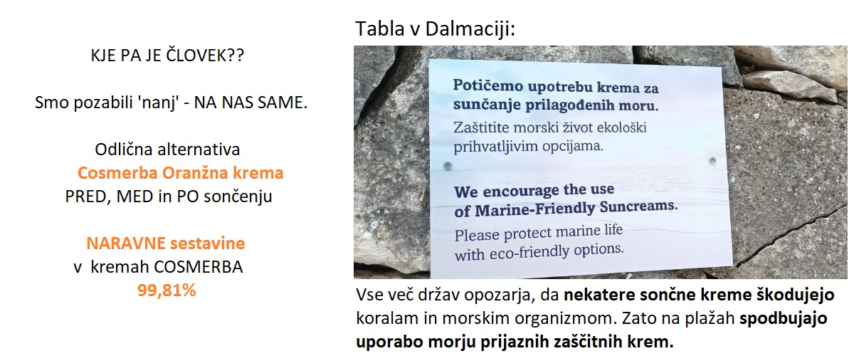 Cosmerba oranžna - morje škodovanje